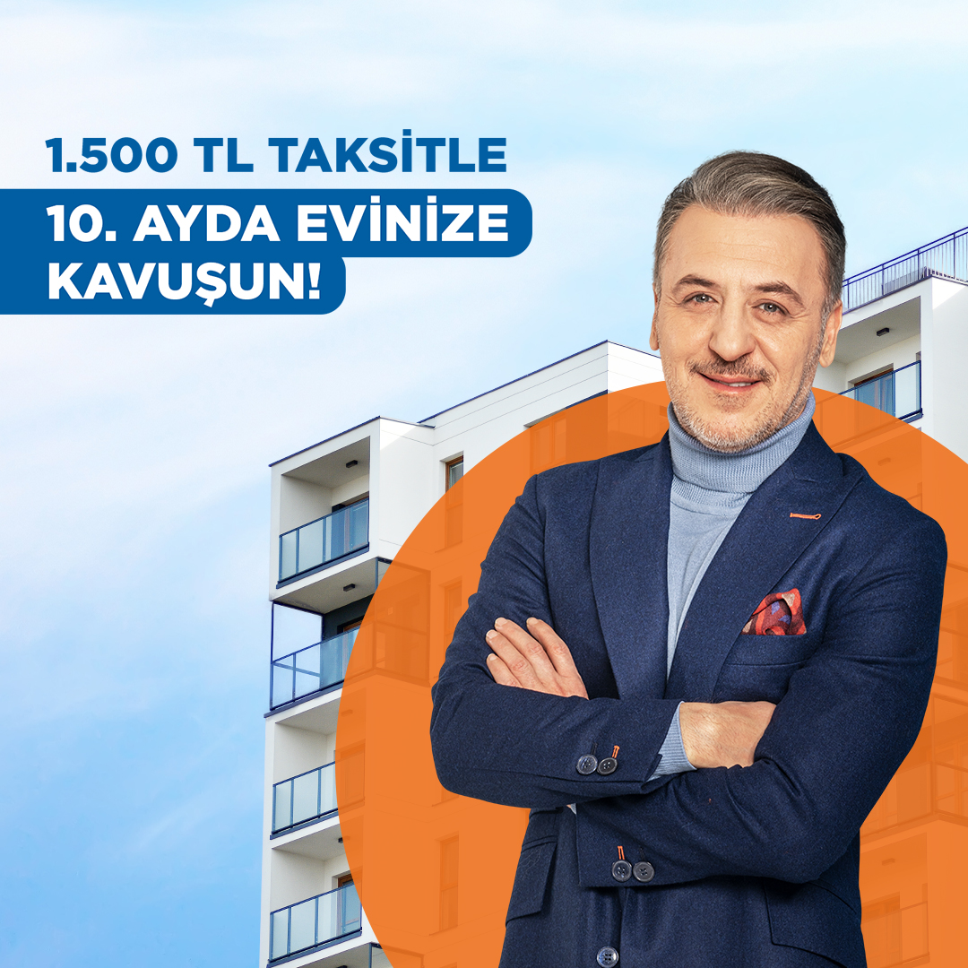 1.500 TL Taksitle 10. Ayda Evinize Kavuşun Katılımevim